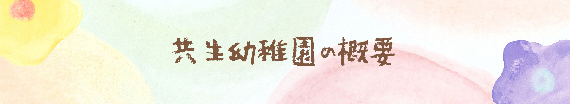 共生幼稚園の概要